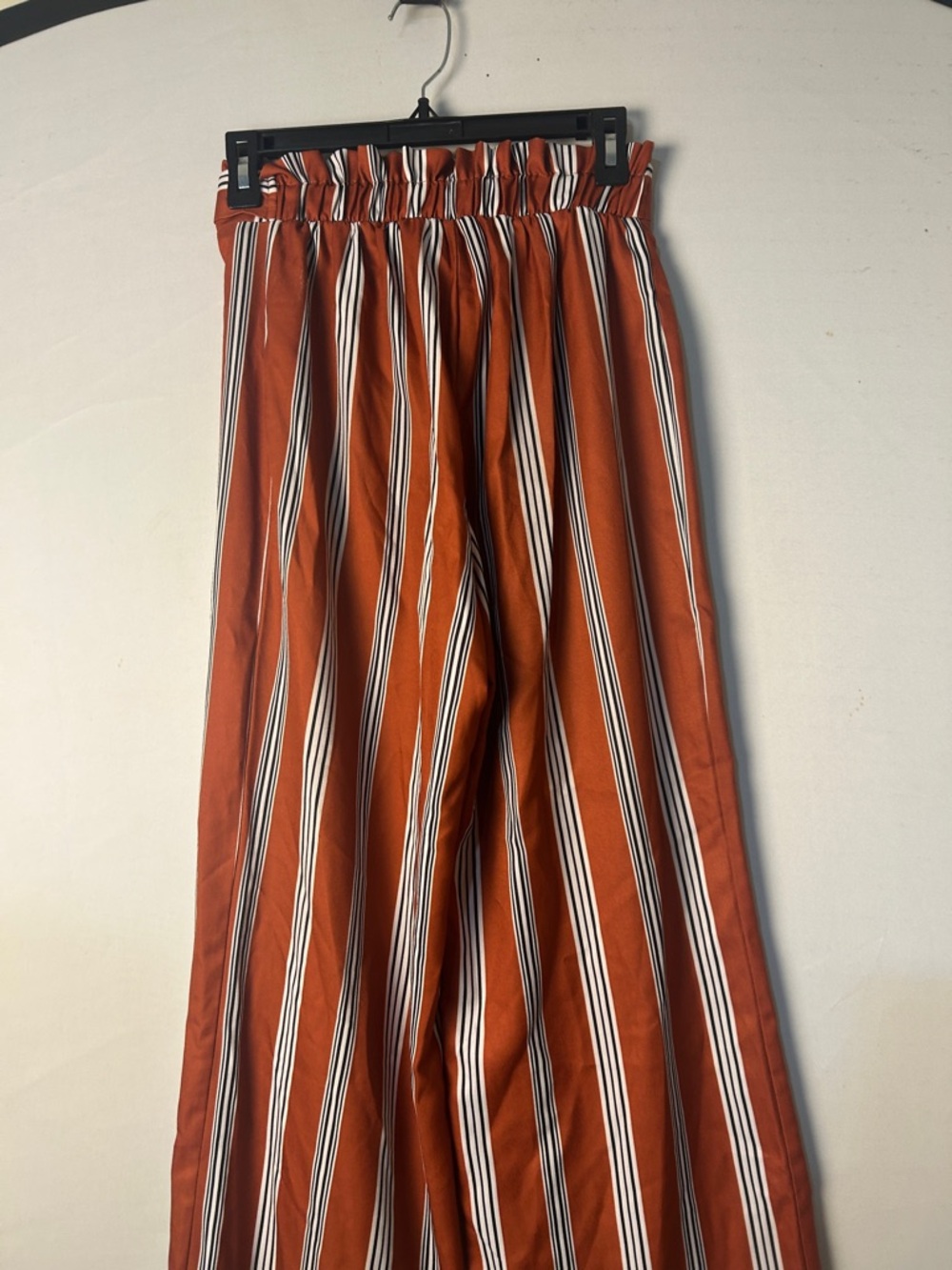 Ktoo  Women’s Pants Wide Leg Striped Elastic Waist Pull On Size S - Picture 6 of 7